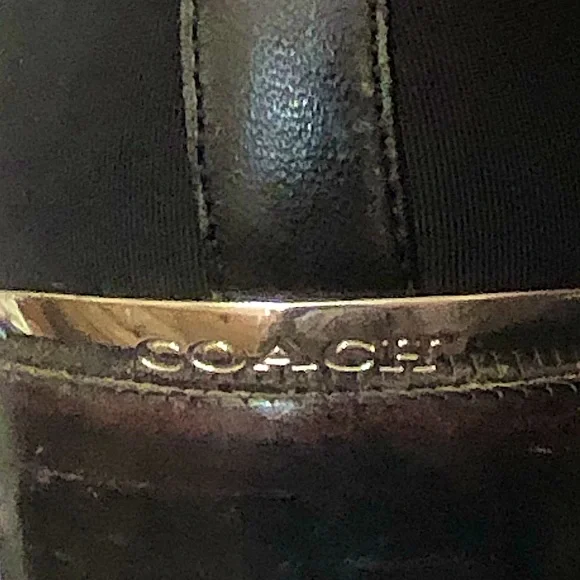 Coach Boots , Black Knee High , Lilac, Woman’s Size 8 - Picture 6 of 16